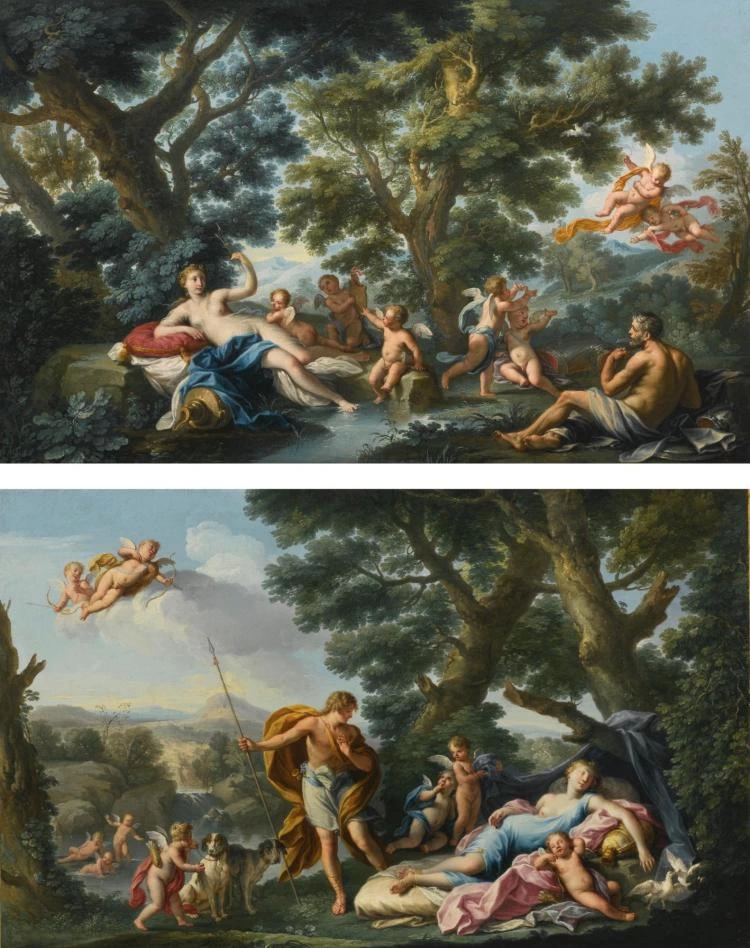 Venere e Vulcano; Venere e Adone